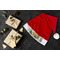 Van Gogh's Self Portrait with Bandaged Ear Santa Hat - Flat Layout