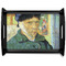 Van Gogh's Self Portrait with Bandaged Ear Serving Tray Black Large - Main