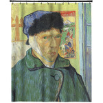 Van Gogh's Self Portrait with Bandaged Ear Extra Long Shower Curtain - 70"x83"