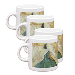 Van Gogh's Self Portrait with Bandaged Ear Single Shot Espresso Cups - Set of 4