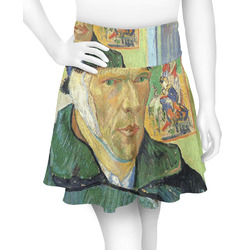 Van Gogh's Self Portrait with Bandaged Ear Skater Skirt - X Large