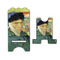 Van Gogh's Self Portrait with Bandaged Ear Stylized Phone Stand - Front & Back - Large