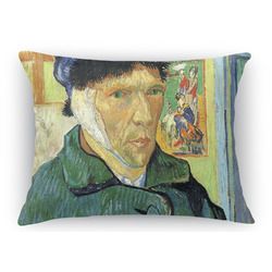Van Gogh's Self Portrait with Bandaged Ear Rectangular Throw Pillow Case
