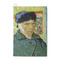 Van Gogh's Self Portrait with Bandaged Ear Waffle Weave Golf Towel - Front/Main