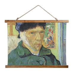 Van Gogh's Self Portrait with Bandaged Ear Wall Hanging Tapestry - Wide