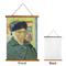 Van Gogh's Self Portrait with Bandaged Ear Wall Hanging Tapestry - Portrait - Front & Back