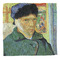 Van Gogh's Self Portrait with Bandaged Ear Washcloth - Front - No Soap