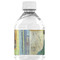 Van Gogh's Self Portrait with Bandaged Ear Water Bottle Label - Back View