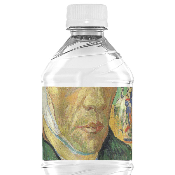 Custom Van Gogh's Self Portrait with Bandaged Ear Water Bottle Labels - Custom Sized