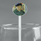 Van Gogh's Self Portrait with Bandaged Ear White Plastic 5.5" Stir Stick - Round - Main