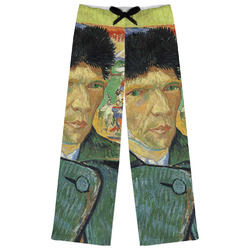 Van Gogh's Self Portrait with Bandaged Ear Womens Pajama Pants - 2XL