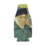 Van Gogh's Self Portrait with Bandaged Ear Zipper Bottle Cooler