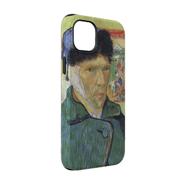 Custom Van Gogh's Self Portrait with Bandaged Ear iPhone Case - Rubber Lined - iPhone 14 Pro