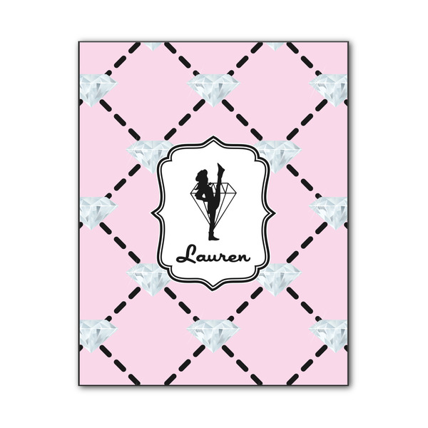 Custom Diamond Dancers Wood Print - 11x14 (Personalized)