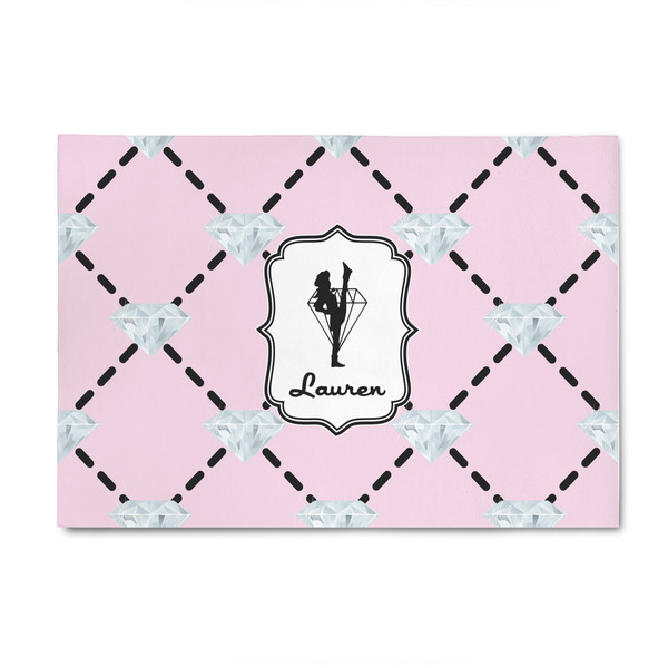 Custom Diamond Dancers 4' x 6' Indoor Area Rug (Personalized)