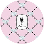 Diamond Dancers Multipurpose Round Labels - 5" (Personalized)