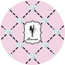 Diamond Dancers Multipurpose Round Labels - 5" (Personalized)