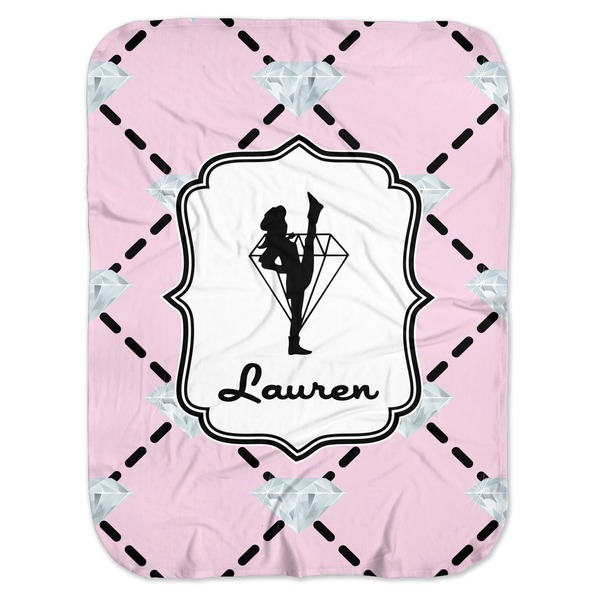 Custom Diamond Dancers Baby Swaddling Blanket (Personalized)