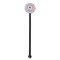 Diamond Dancers Black Plastic 5.5" Stir Stick - Round - Single Stick