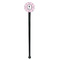 Diamond Dancers Black Plastic 7" Stir Stick - Round - Single Stick