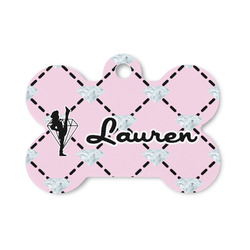 Diamond Dancers Bone Shaped Dog ID Tag - Small (Personalized)