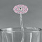 Diamond Dancers Clear Plastic 7" Stir Stick - Oval - Main