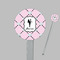 Diamond Dancers Clear Plastic 7" Stir Stick - Round - Closeup