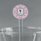 Diamond Dancers Clear Plastic 7" Stir Stick - Round - Main