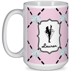 Diamond Dancers 15 Oz Coffee Mug - White (Personalized)