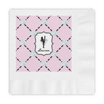 Diamond Dancers Embossed Decorative Napkins (Personalized)