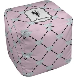 Diamond Dancers Cube Pouf Ottoman - 18" (Personalized)