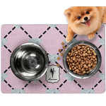 Diamond Dancers Dog Food Mat - Small w/ Name or Text