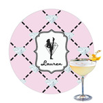 Diamond Dancers Printed Drink Topper - 3.25" (Personalized)