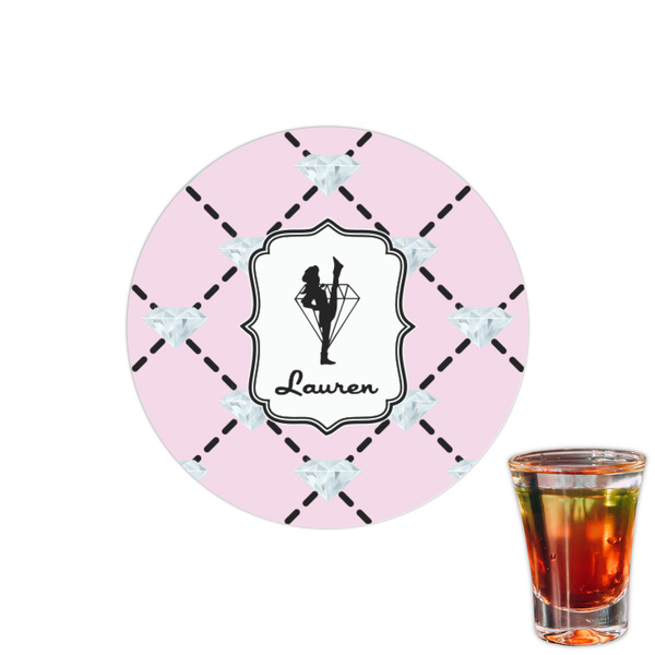 Custom Diamond Dancers Printed Drink Topper - 1.5" (Personalized)