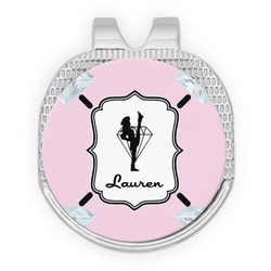Diamond Dancers Golf Ball Marker - Hat Clip - Silver