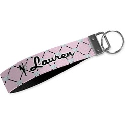 Diamond Dancers Webbing Keychain Fob - Small (Personalized)