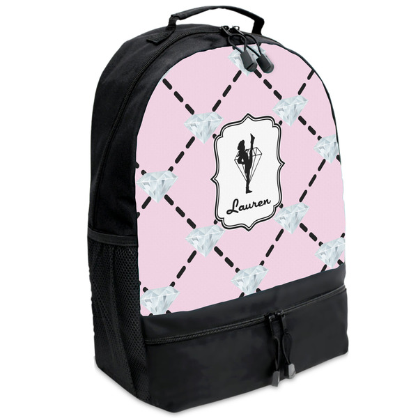 Custom Diamond Dancers Backpacks - Black (Personalized)