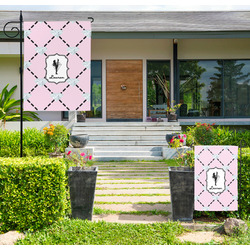 Diamond Dancers Large Garden Flag - Double Sided (Personalized)