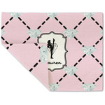 Diamond Dancers Double-Sided Linen Placemat - Single w/ Name or Text