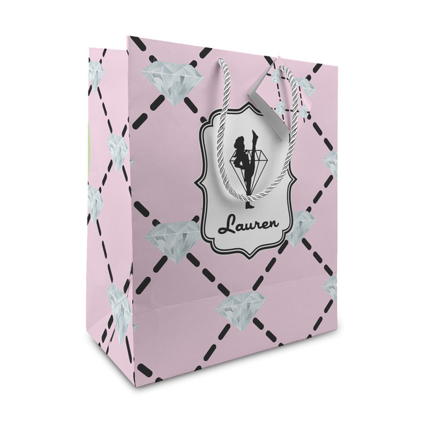 Custom Diamond Dancers Medium Gift Bag (Personalized)