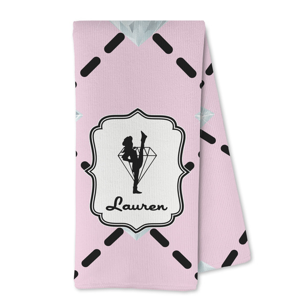 Custom Diamond Dancers Kitchen Towel - Microfiber (Personalized)