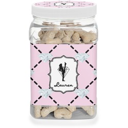 Diamond Dancers Dog Treat Jar (Personalized)