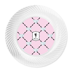 Diamond Dancers Plastic Party Dinner Plates - 10" (Personalized)