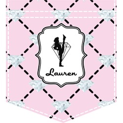 Diamond Dancers Iron On Faux Pocket (Personalized)