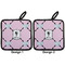 Diamond Dancers Pot Holders - Set of 2 APPROVAL