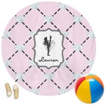 Diamond Dancers Round Beach Towel (Personalized)