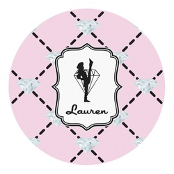 Diamond Dancers Round Decal - XLarge (Personalized)