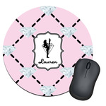 Diamond Dancers Round Mouse Pad (Personalized)