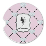 Diamond Dancers Sandstone Car Coaster - Single (Personalized)