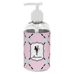 Diamond Dancers Plastic Soap / Lotion Dispenser (8 oz - Small - White) (Personalized)